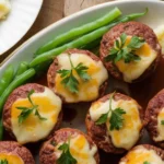 Cheesy Meatloaf Minis