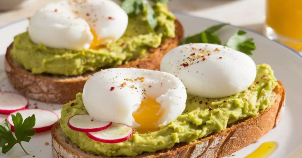 Avocado Toast with Poached Eggs